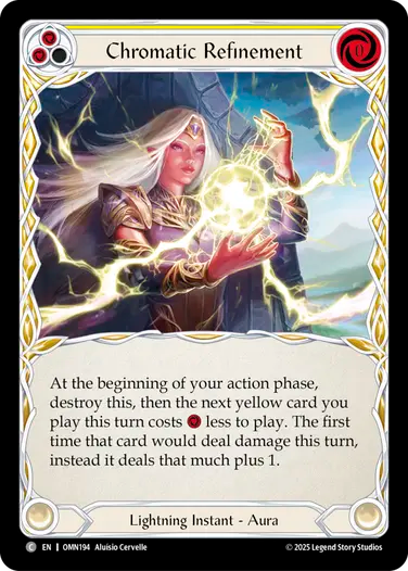 Chromatic Refinement (Yellow) [OMN194] (Omens of the Third Age)