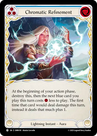 Chromatic Refinement (Blue) [OMN195] (Omens of the Third Age)