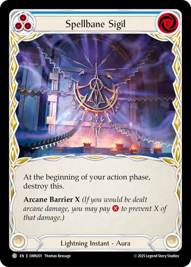 Spellbane Sigil [OMN201] (Omens of the Third Age)