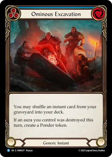 Ominous Excavation [OMN217] (Omens of the Third Age)