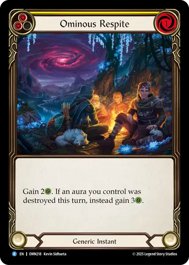 Ominous Respite [OMN218] (Omens of the Third Age)