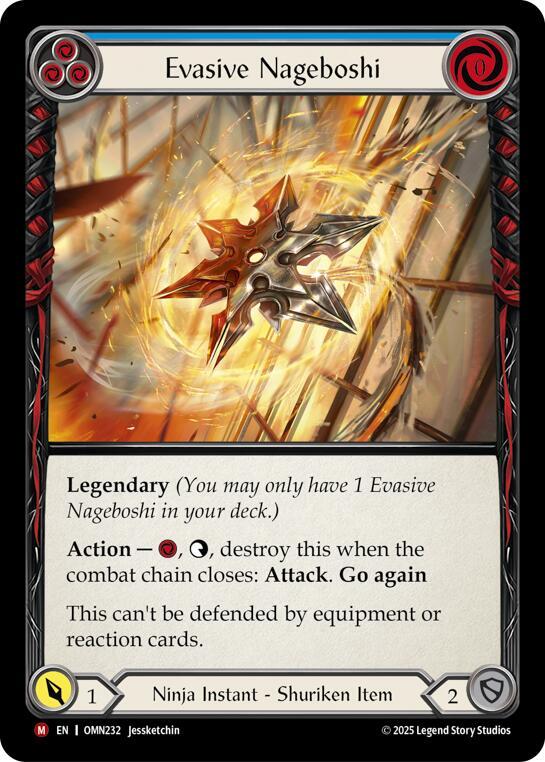 Evasive Nageboshi [OMN232] (Omens of the Third Age)