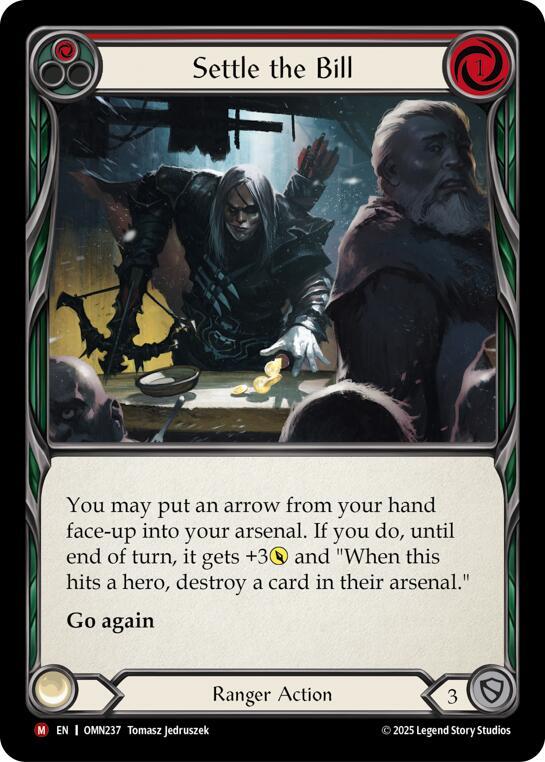 Settle The Bill [OMN237] (Omens of the Third Age) Rainbow Foil