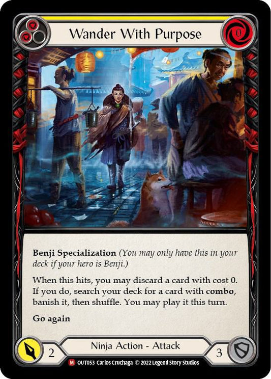 Wander With Purpose [OUT053] (Outsiders) Rainbow Foil