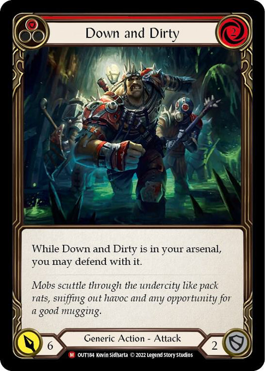 Down and Dirty [OUT184] (Outsiders) Rainbow Foil