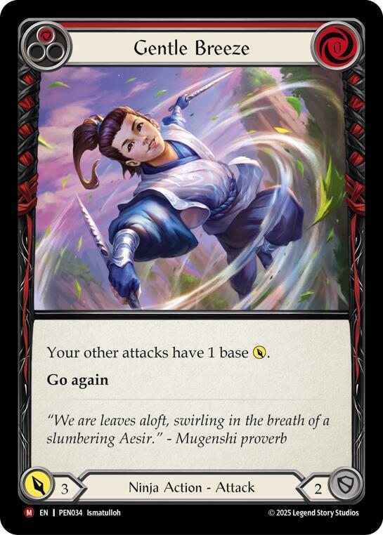 Gentle Breeze (Red) [PEN034] (Compendium of Rathe)