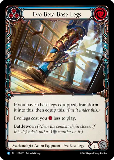 Evo Beta Base Legs – Red [PEN071] (Compendium of Rathe)
