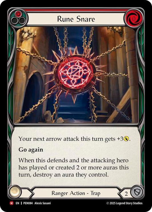 Rune Snare (Red) [PEN084] (Compendium of Rathe)