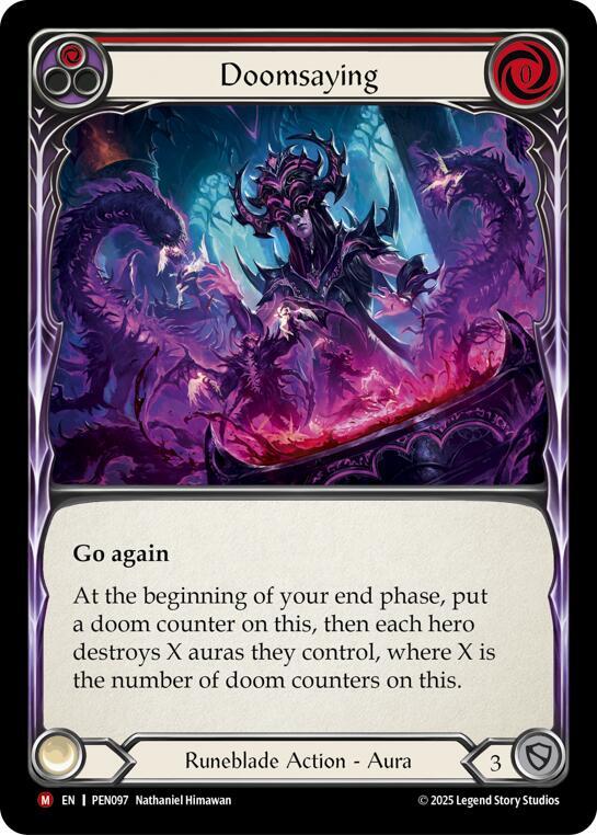 Doomsaying [PEN097] (Compendium of Rathe) Rainbow Foil