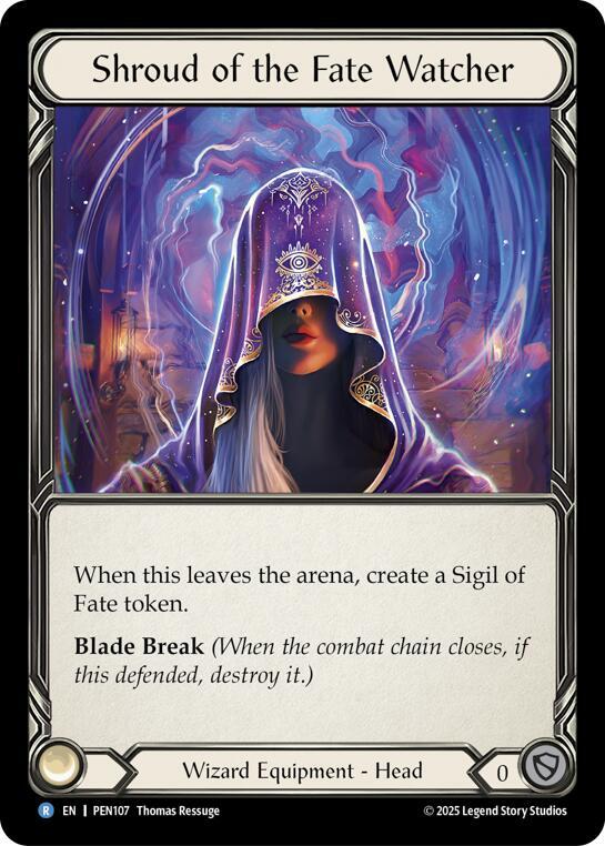 Shroud Of The Fate Watcher [PEN107] (Compendium of Rathe) Cold Foil