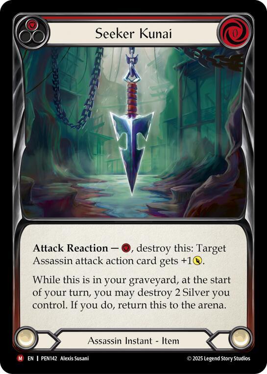 Seeker Kunai [PEN142] (Compendium of Rathe)