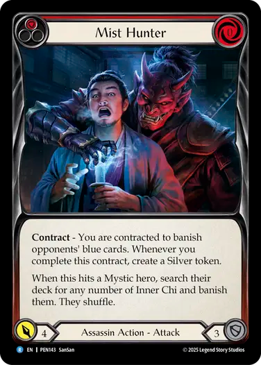 Mist Hunter (Red) [PEN143] (Compendium of Rathe)