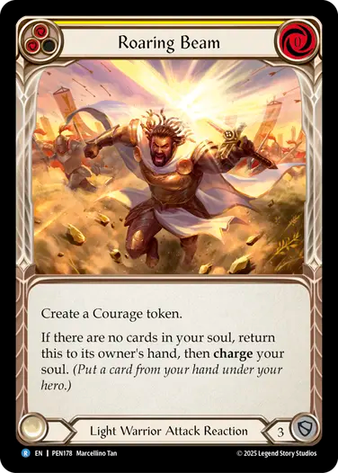 Roaring Beam (Yellow) [PEN178] (Compendium of Rathe)