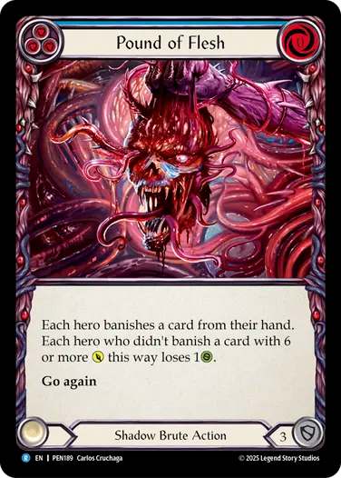 Pound Of Flesh (Blue) [PEN189] (Compendium of Rathe)