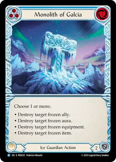 Monolith Of Galcia (Blue) [PEN225] (Compendium of Rathe)