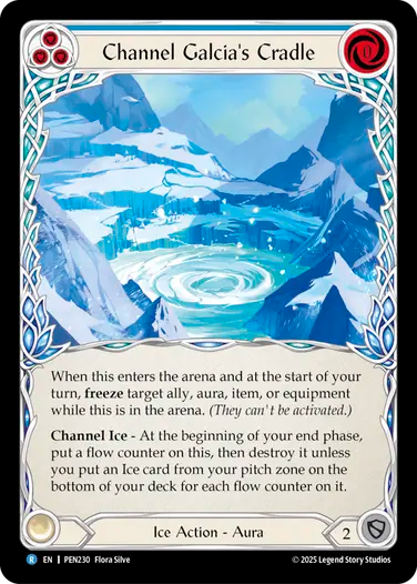 Channel Galcias Cradle (Blue) [PEN230] (Compendium of Rathe)