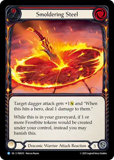 Smoldering Steel (Red) [PEN251] (Compendium of Rathe)