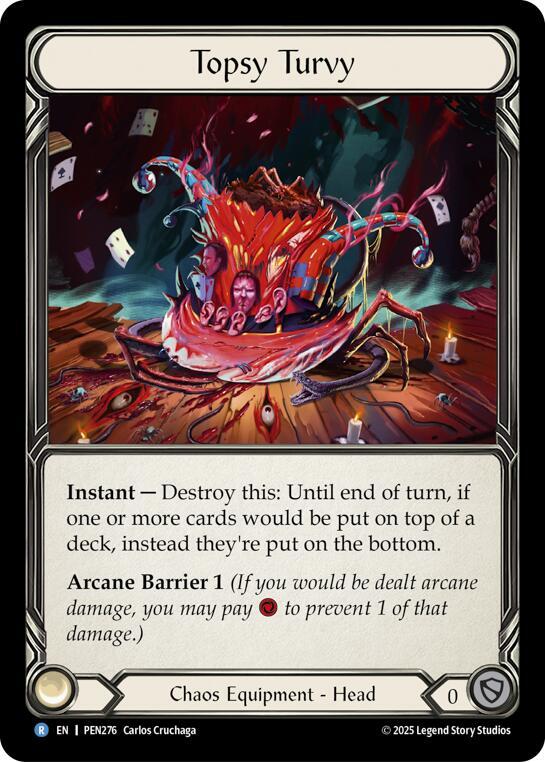 Topsy Turvy [PEN276] (Compendium of Rathe) Cold Foil