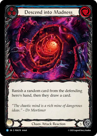 Descend Into Madness (Blue) [PEN278] (Compendium of Rathe)