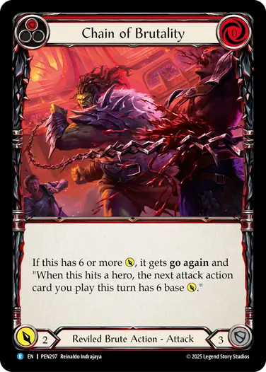 Chain of Brutality (Red) [PEN297] (Compendium of Rathe)