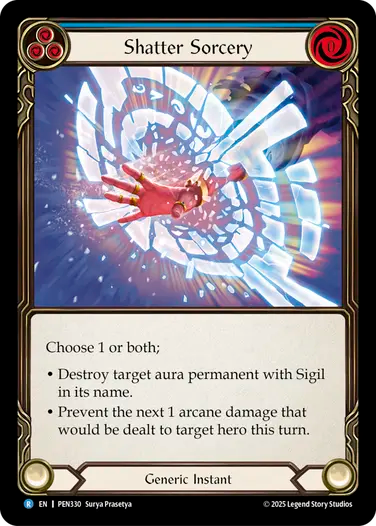 Shatter Sorcery (Blue) [PEN330] (Compendium of Rathe)