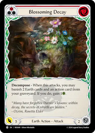 Blossoming Decay (Red) [ROS049] (Rosetta)