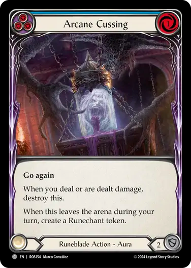 Arcane Cussing (Blue) [ROS154] (Rosetta)