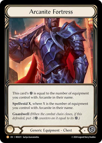 Arcanite Fortress [ROS219] (Rosetta) Rainbow Foil