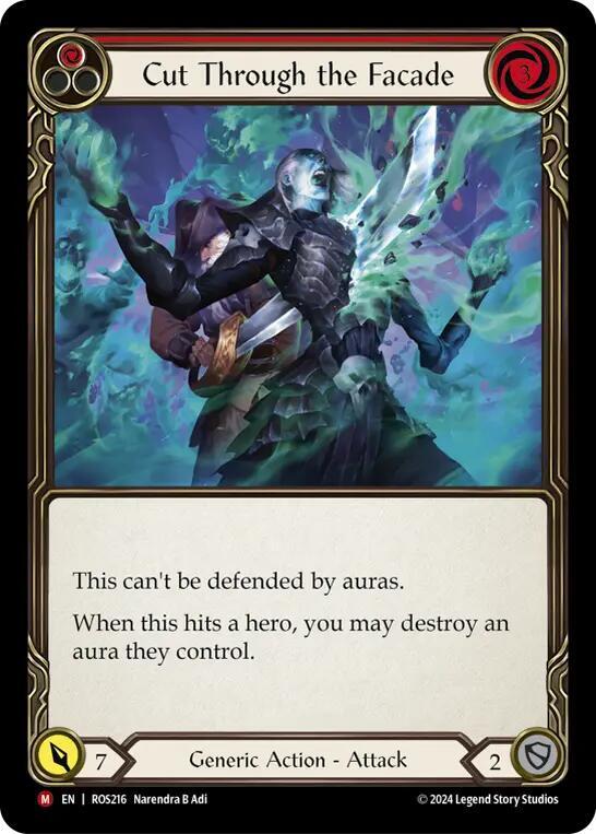 Cut Through the Facade [ROS169] (Rosetta) Rainbow Foil