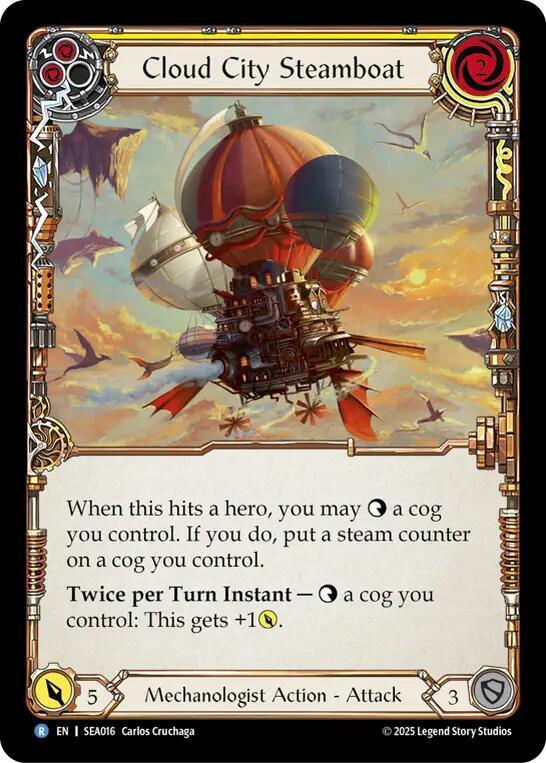 Cloud City Steamboat (Yellow) [SEA016] (High Seas)