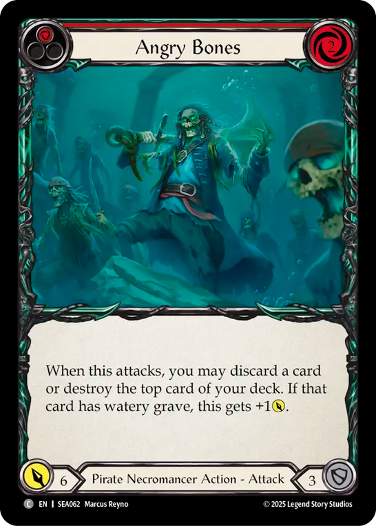 Angry Bones (Red) [SEA062] (High Seas)