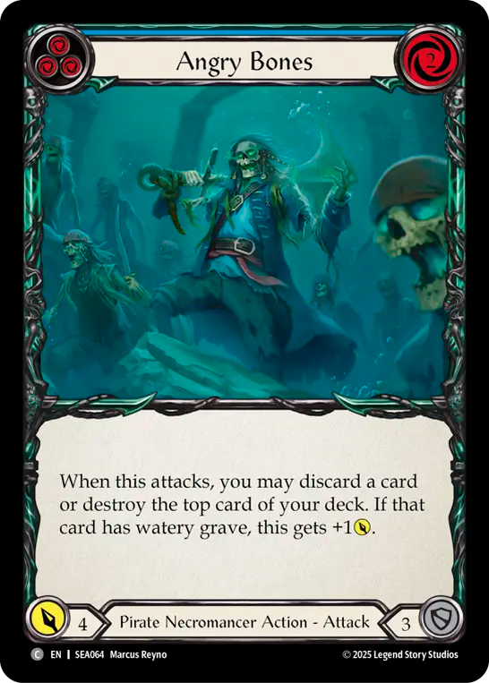 Angry Bones (Blue) [SEA064] (High Seas)