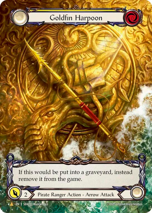 Goldfin Harpoon (Treasure) [SEA014] (High Seas) Cold Foil
