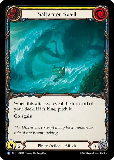 Saltwater Swell (Yellow) [SEA142] (High Seas)