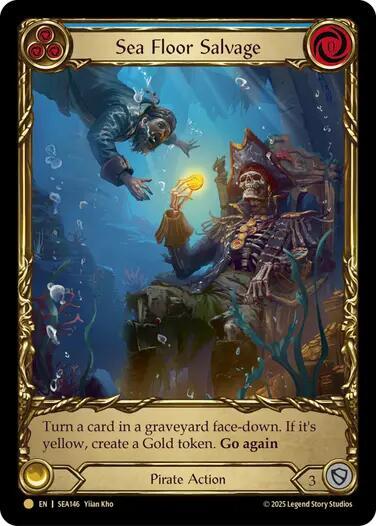Sea Floor Salvage (Treasure) [SEA146] (High Seas) Gold Foil