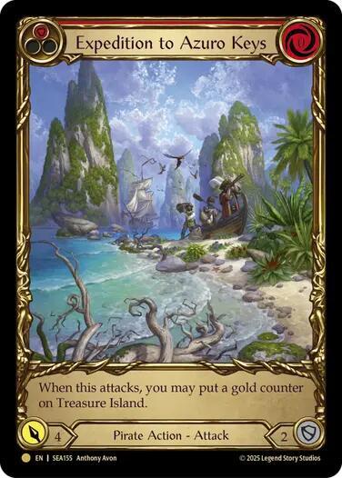 Expedition to Azuro Keys (Treasure) [SEA155] (High Seas) Gold Foil