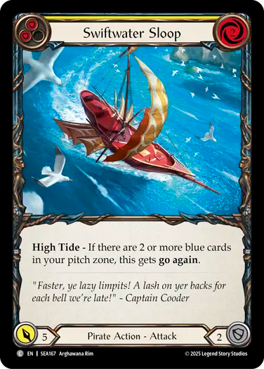 Swiftwater Sloop (Yellow) [SEA167] (High Seas)