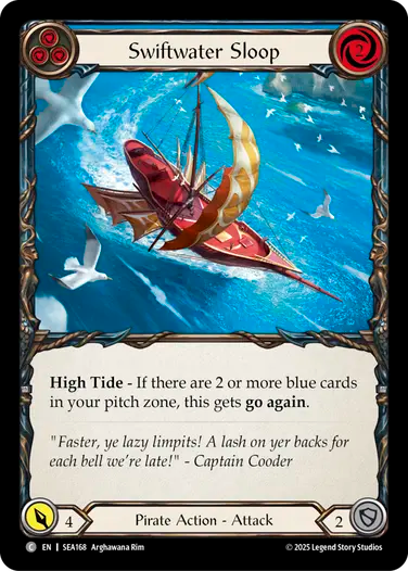 Swiftwater Sloop (Blue) [SEA168] (High Seas)