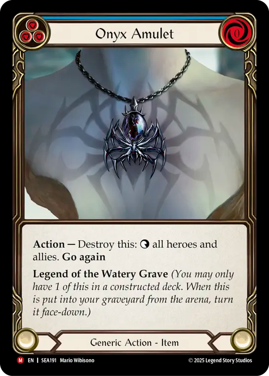 Onyx Amulet [SEA191] (High Seas)