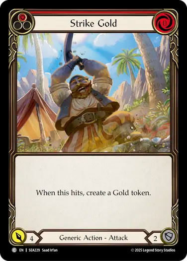 Strike Gold (Red) [SEA229] (High Seas)