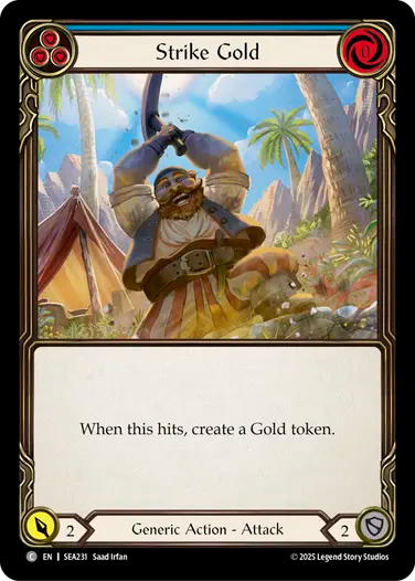 Strike Gold (Blue) [SEA231] (High Seas)