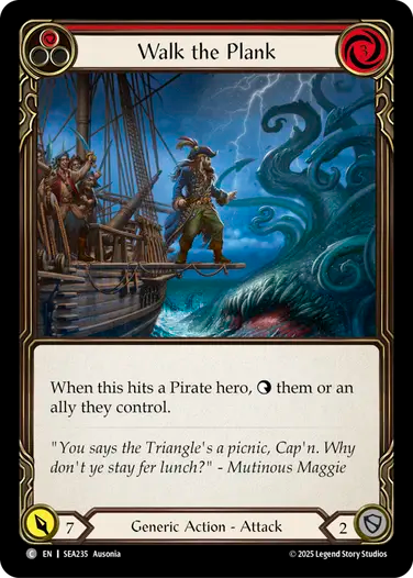 Walk the Plank (Red) [SEA235] (High Seas)