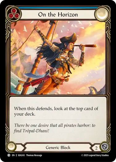 On the Horizon (Blue) [SEA243] (High Seas)