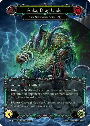 Anka, Drag Under (Marvel) [SEA262] (High Seas) Cold Foil