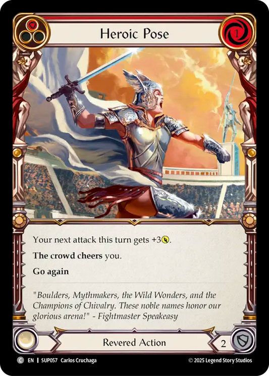 Heroic Pose (RED) [SUP057] (Super Slam)