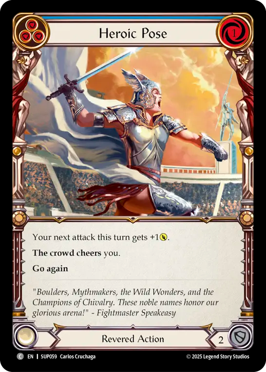 Heroic Pose (BLUE) [SUP059] (Super Slam)