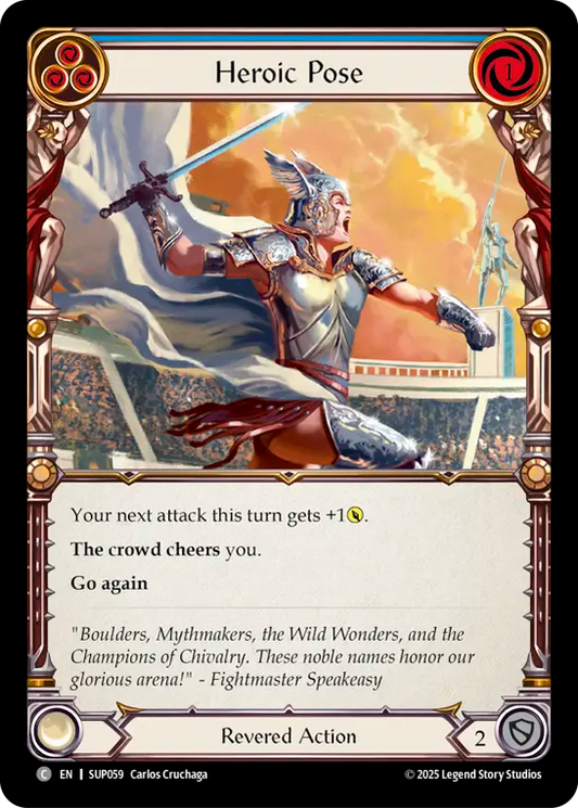 Heroic Pose (BLUE) [SUP059] (Super Slam)