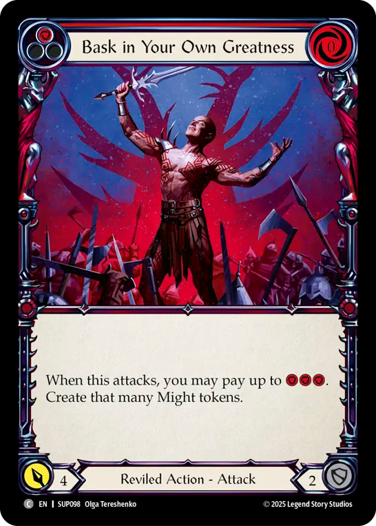 Bask in Your Own Greatness (RED) [SUP098] (Super Slam)