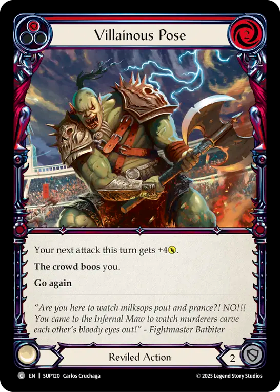 Villainous Pose [SUP120] (Super Slam)