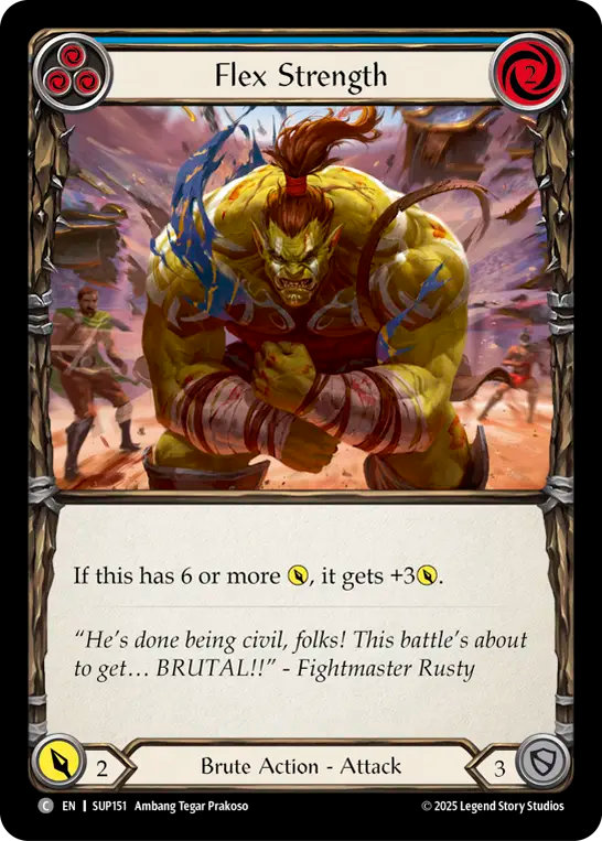 Flex Strength (BLUE) [SUP151] (Super Slam